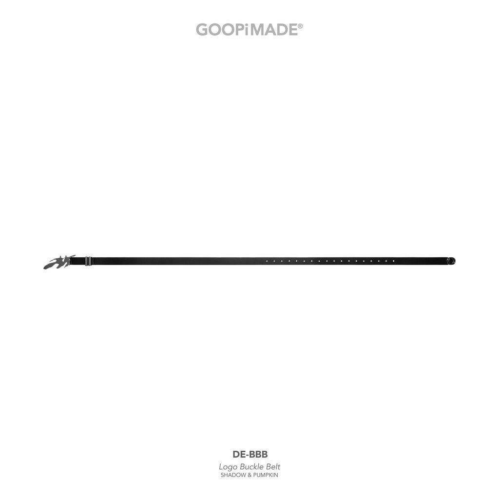 DE-BBB Logo Buckle Belt #Shadow & Pumpkin [GOOPI-26SS-MAY-02]