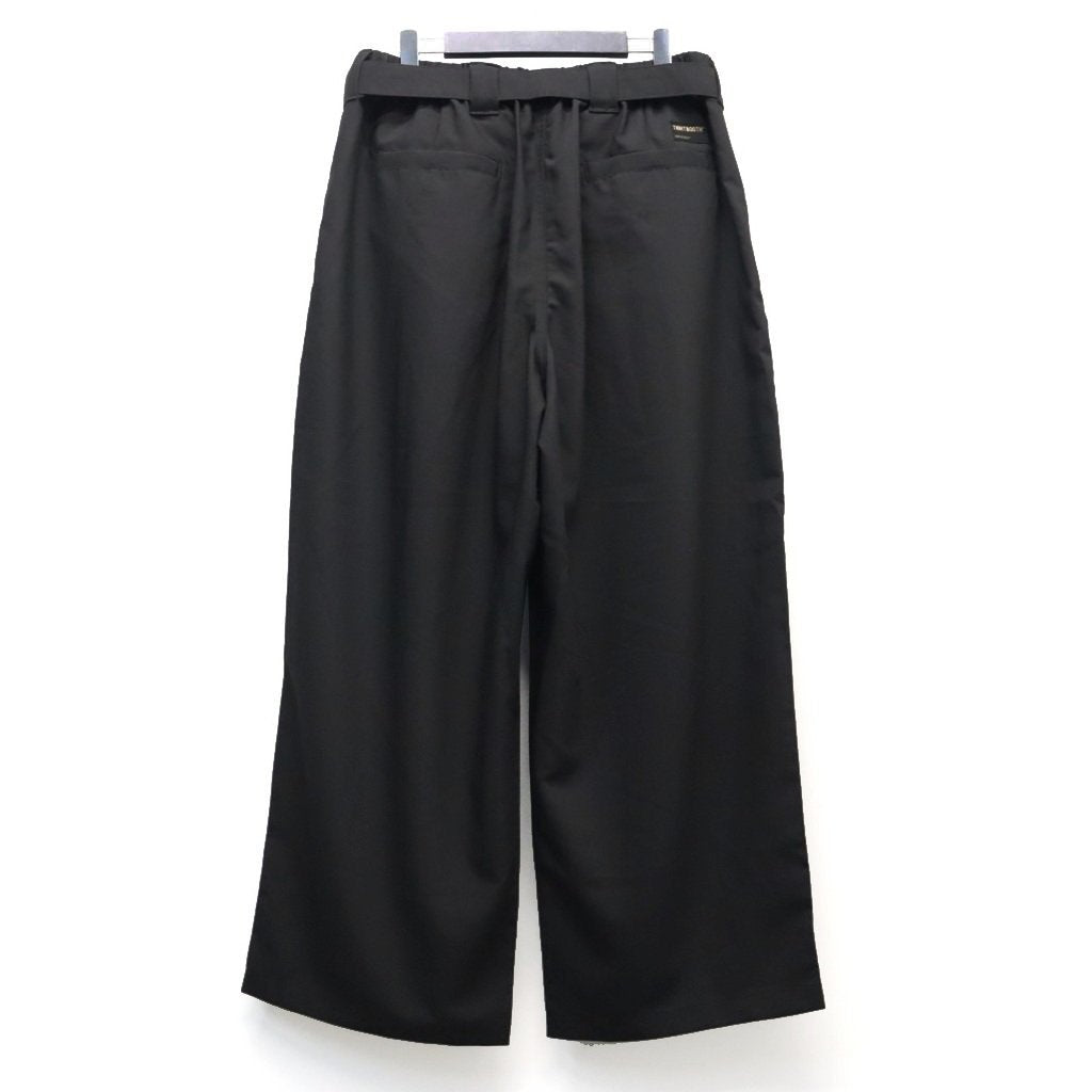 TRO BAGGY SLACKS #Black [SU26-B09] - cocorozashi 三重県四日市市の