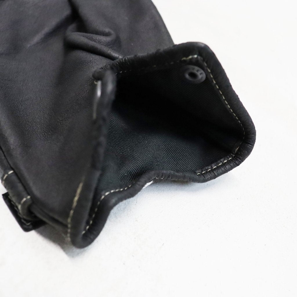 Artisan's Hand-stuffed (VEGETABLE TANNING PIG LEATHER) #BLACK [M-P4-AC2]