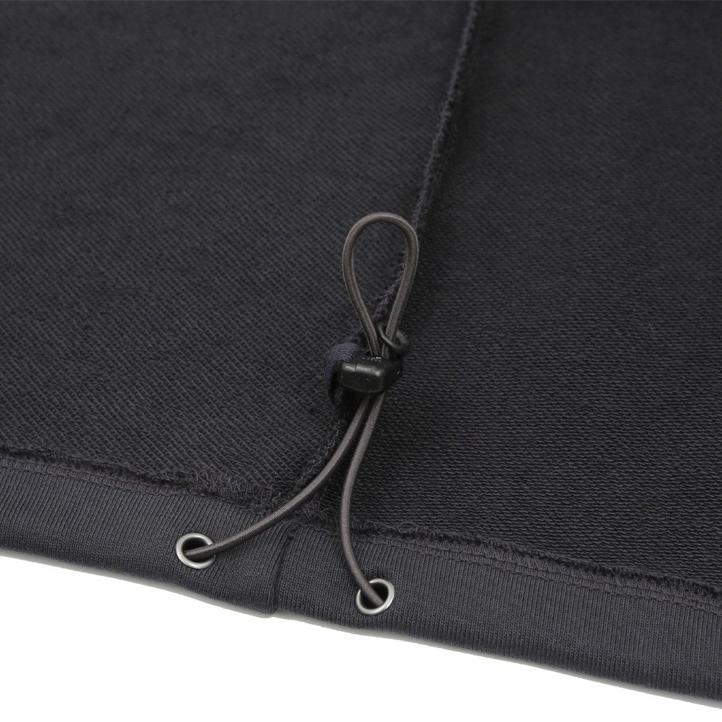 BIO WASHED EASY HALF ZIP SWEAT SHIRTS #ASH CHARCOAL [HOD25AWSWEHZSS]