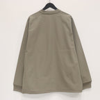 TECH LIGHTWEIGHT L/S TEE #WOLF GRAY [BE-30025]