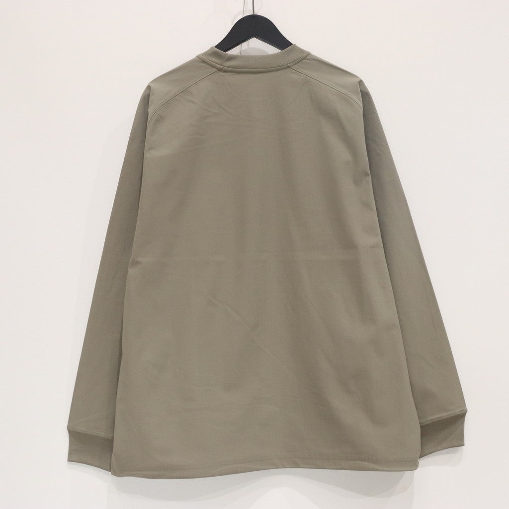 TECH LIGHTWEIGHT L/S TEE #WOLF GRAY [BE-30025]