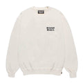 WASHED MIDDLE WEIGHT CREW NECK SWEAT SHIRT #IVORY [26SSE-WMC-SS03]