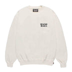WASHED MIDDLE WEIGHT CREW NECK SWEAT SHIRT #IVORY [26SSE-WMC-SS03]
