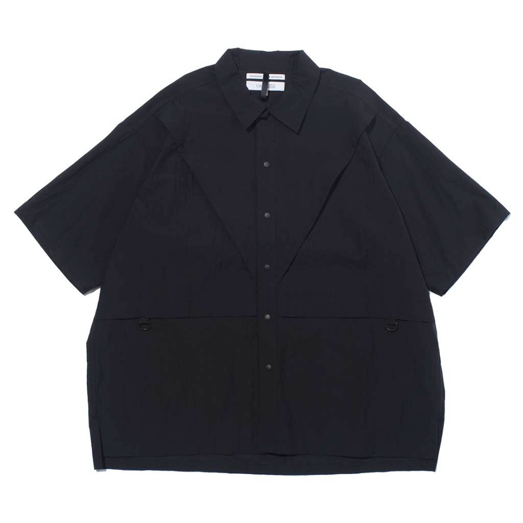 LIGHT WEIGHT DIMENSIONAL SHIRT #BLACK [FST02261U0002]
