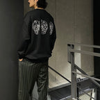 56 TATTOO STUDIO | CREW NECK SWEAT SHIRT #BLACK [56TS-WM-SS02]