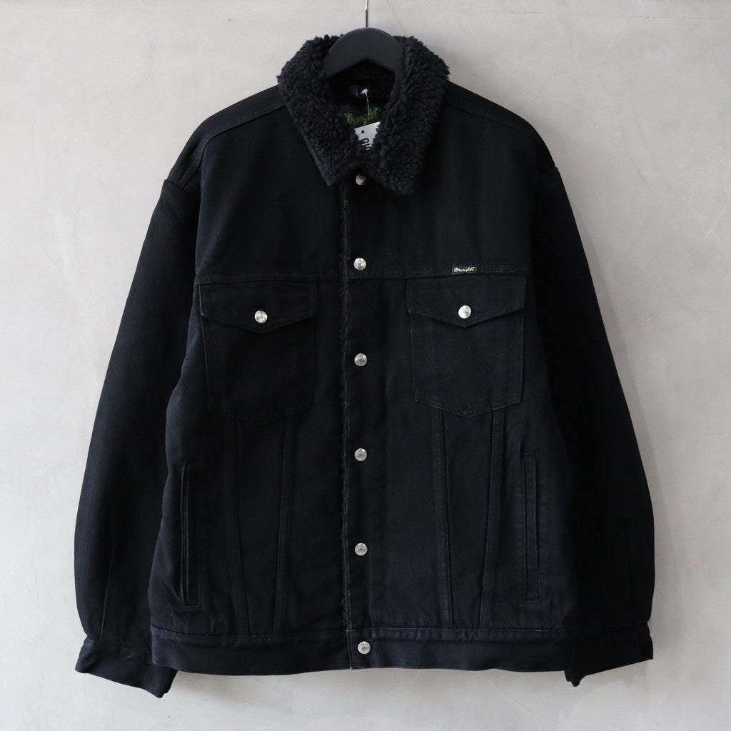 Wrangler | TRUCKER JACKET ( TYPE-1 ) #BLACK [24FW-WMO-WG01]