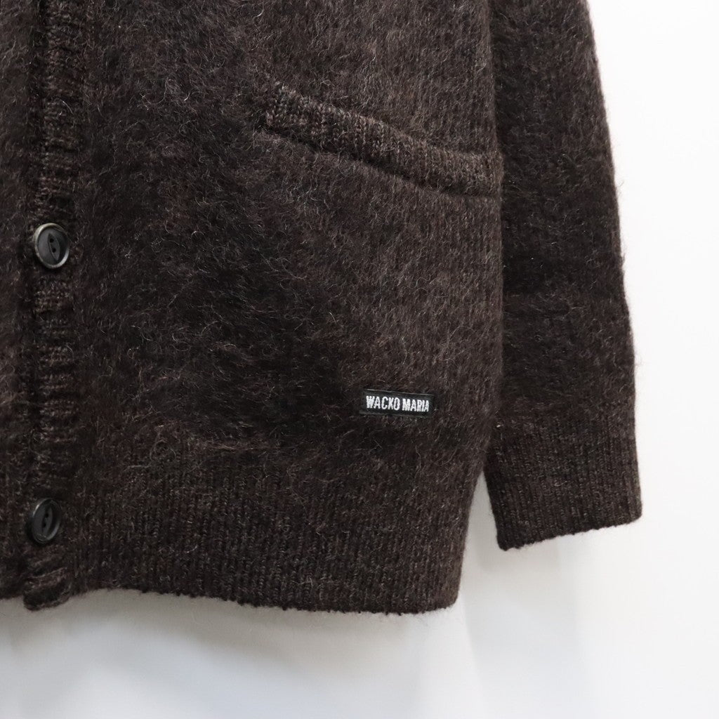 MIX MOHAIR CARDIGAN #BROWN [26FW-WMK-KN04]