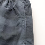 TASLAN NYLON CHECK EASY SHORTS #BLACK [CCC-261P004]