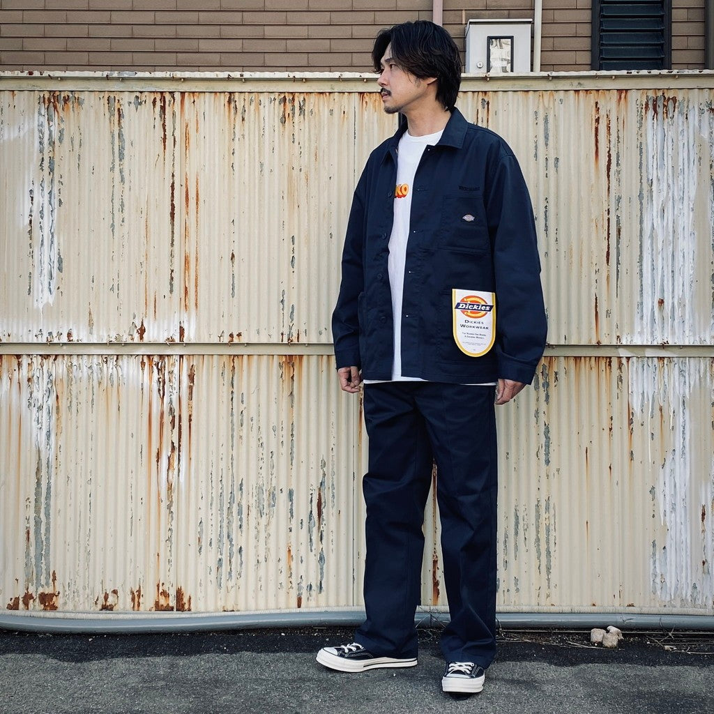 DICKIES | PLEATED TROUSERS #NAVY [26SS-WMP-DC01]