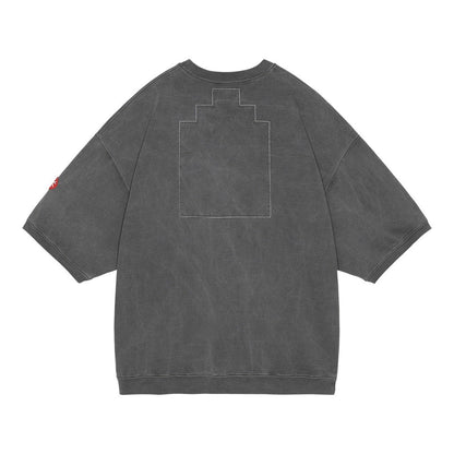 OVERDYE Frame6 CREW NECK #CHARCOAL [CES26T20]