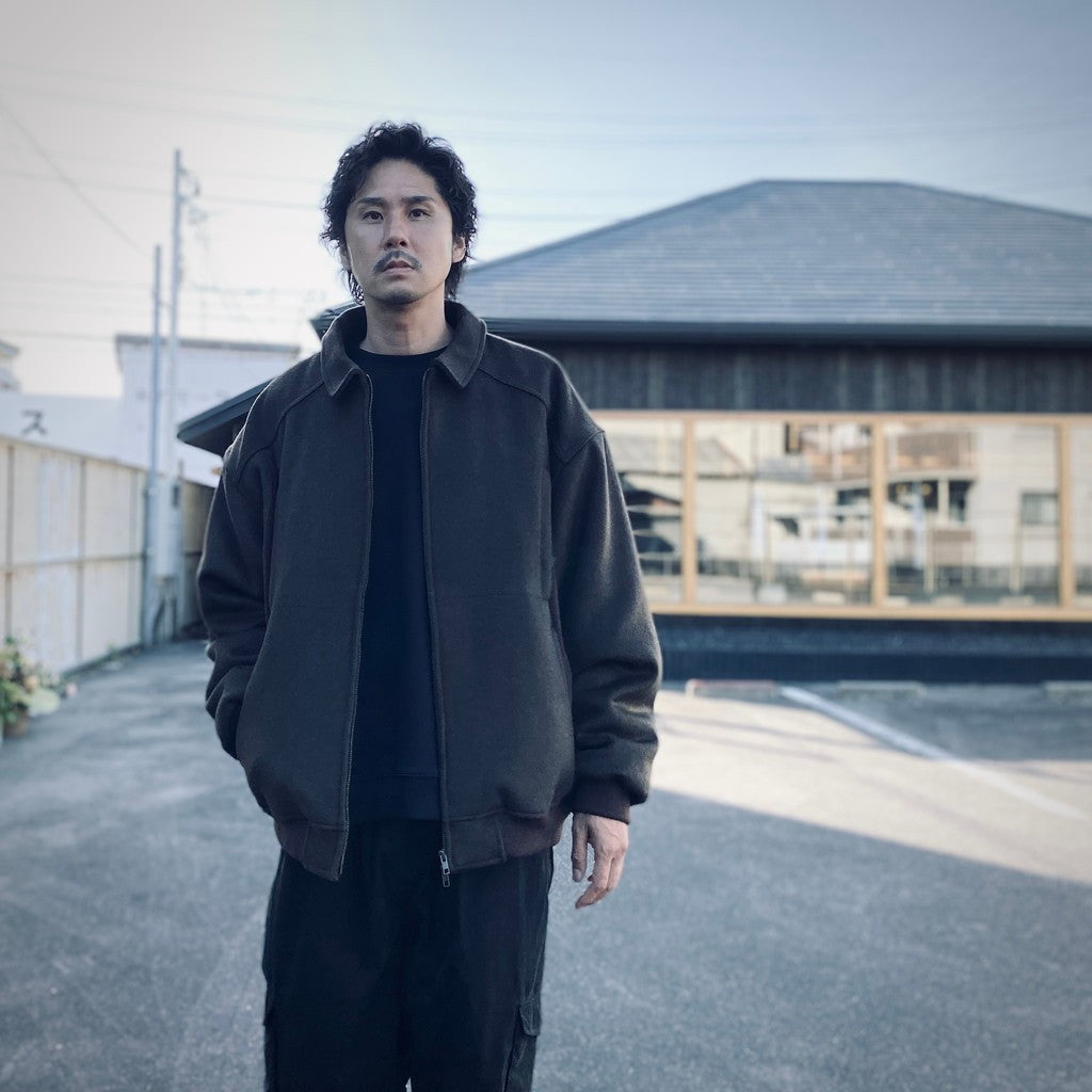 INSULATED WOOL BLOUSON JACKET #MOCHA [HOD25AWIWBJK] – cocorozashi