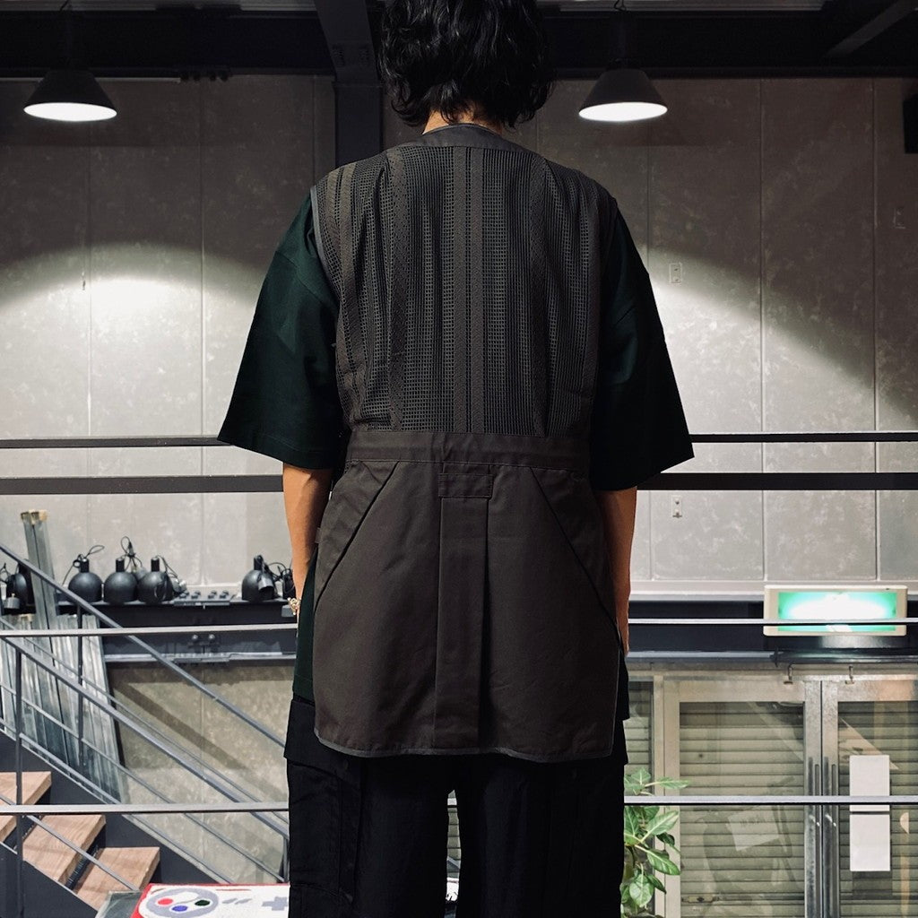 繩網長背心 #CHARCOAL [FSU10241U0001]