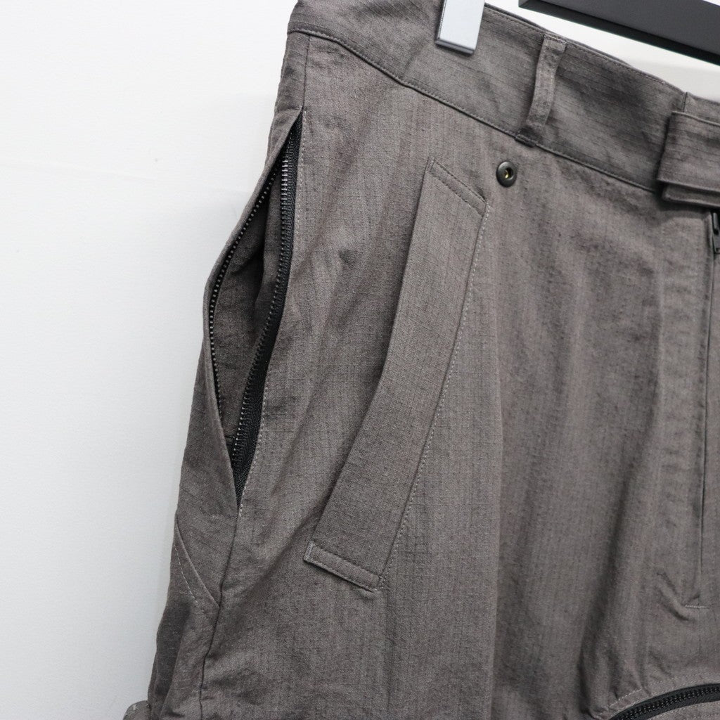 FANG AIR FORCE PANTS (SKIRT) #CHARCOAL [JI-26SS-PT02]