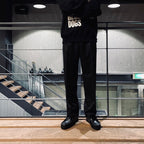 褶襉長褲 - 型號 2- #黑色 [24SSE-WMP-TR05]