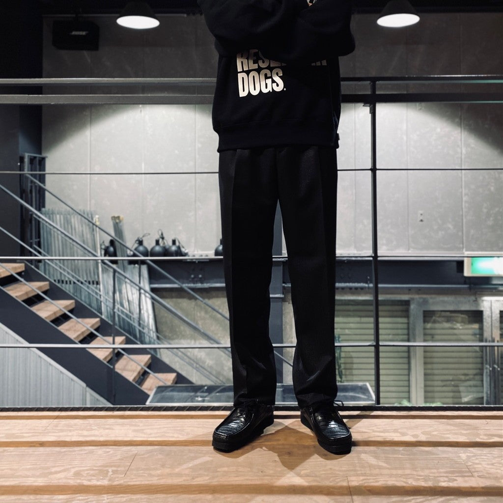 褶襉長褲 - 型號 2- #黑色 [24SSE-WMP-TR05]