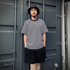 S/S MULTI BORDER TEE #KW [NT32455]