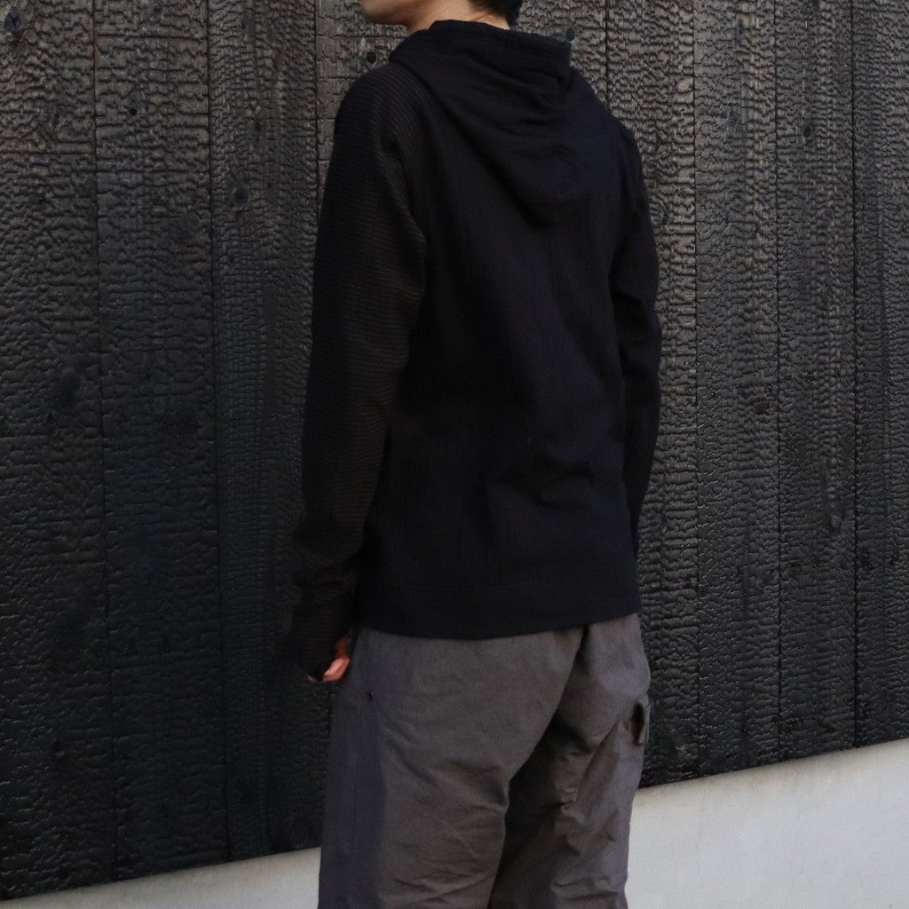 GUAI HOOD LON T #BLACK [JI-26SS-CS07]