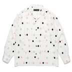 夏威夷長袖襯衫（3 型）#白色 [24FW-WMS-HI04]