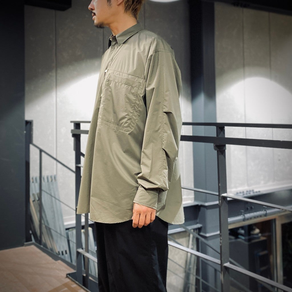 TECH TRAVEL SHIRT #WOLF GRAY [BE-64025]