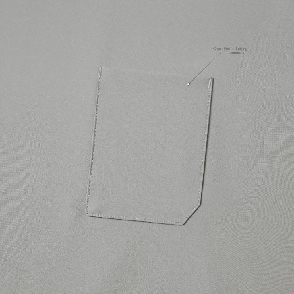 "WR-03T" 新款科技口袋T卹（科技布料）#灰色 [GOOPI-25SS-MAY-01]