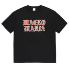 WASHED HEAVY WEIGHT CREW NECK T-SHIRT ( TYPE-11 ) #BLACK-RED [26SS-WMT-WT12]