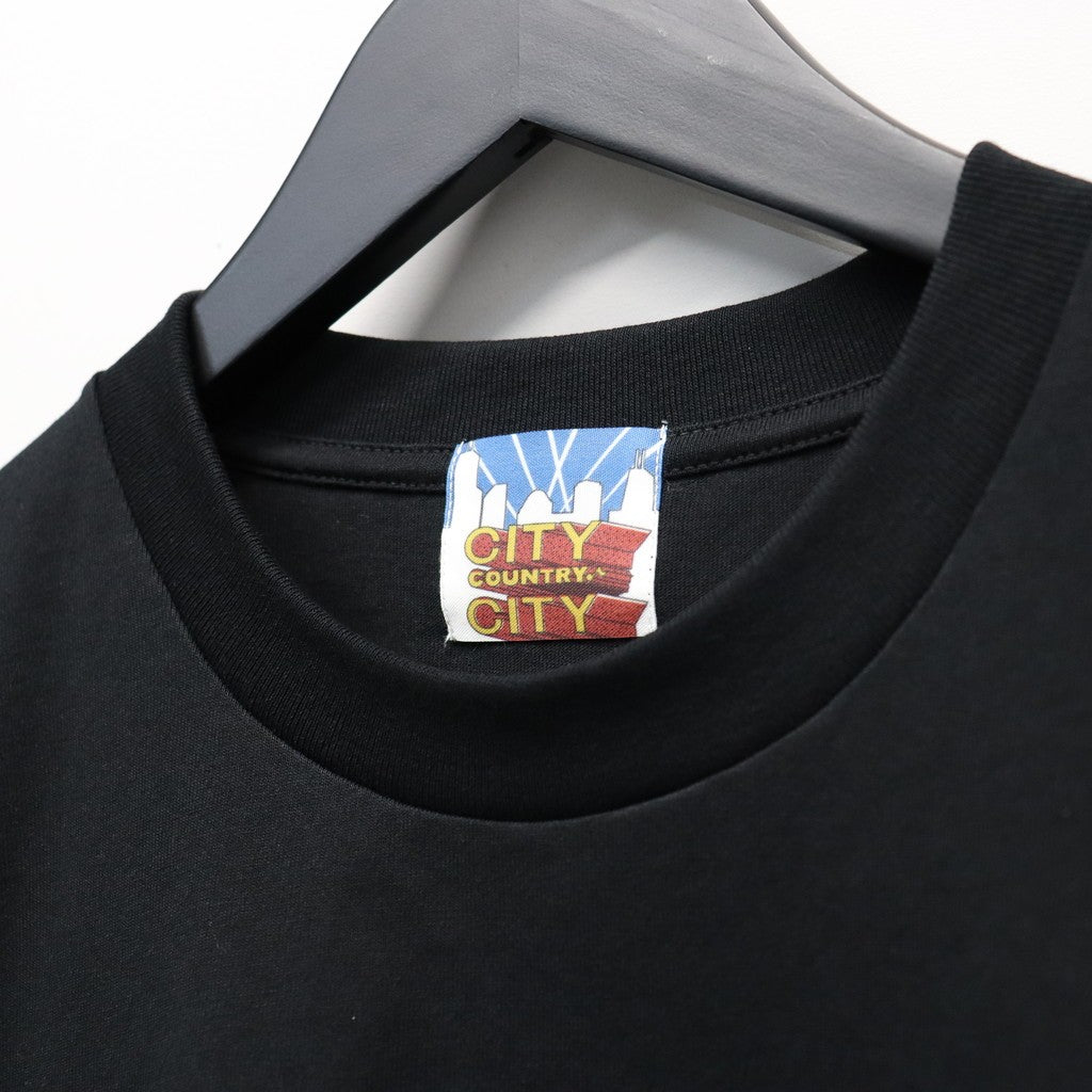 COTTON T-SHIRT_CCC DUB #BLACK [CCC-261T004]