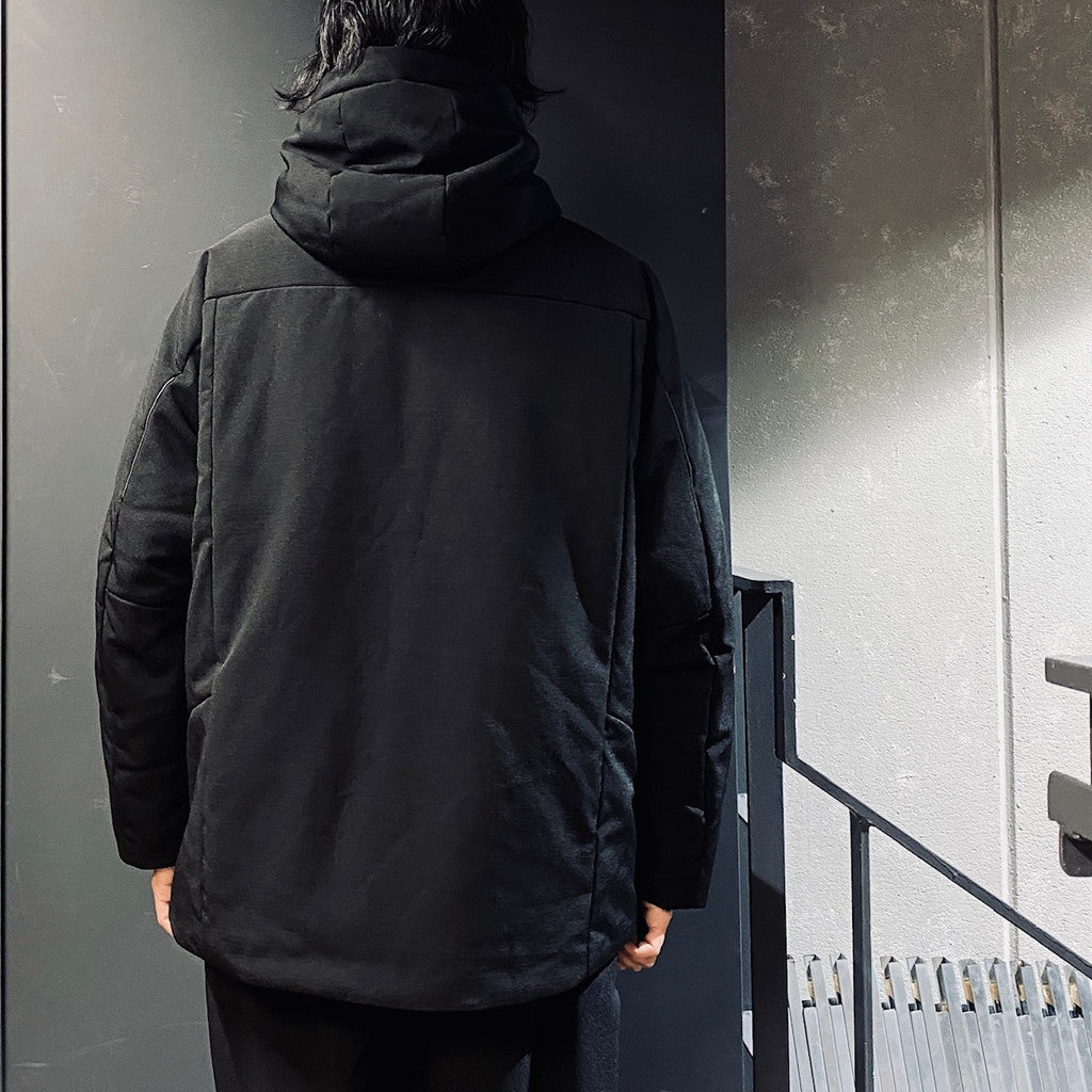 HEATING HOODED BLOUSON #BLACK [MNA-LAN-06]
