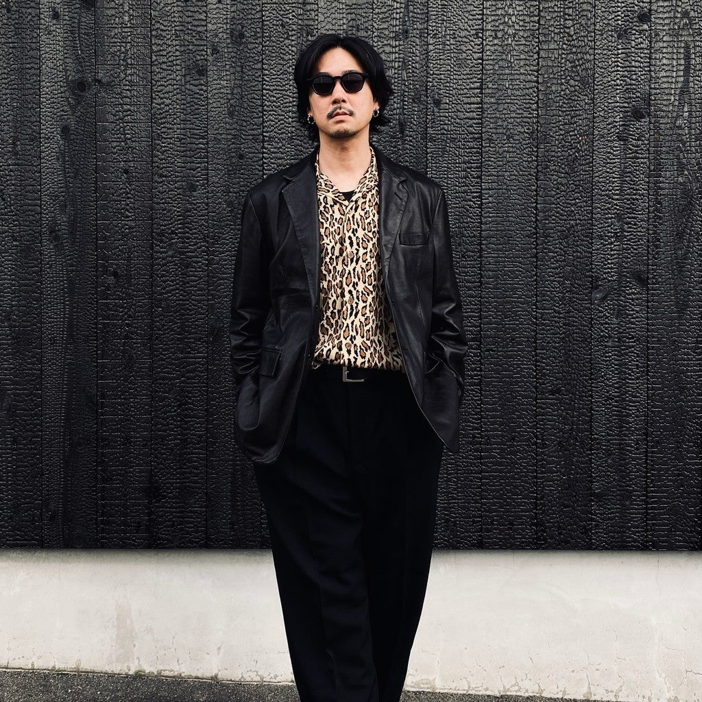 LEATHER JACKET ( TYPE-1 ) #BLACK [26FW-WMO-JK01]