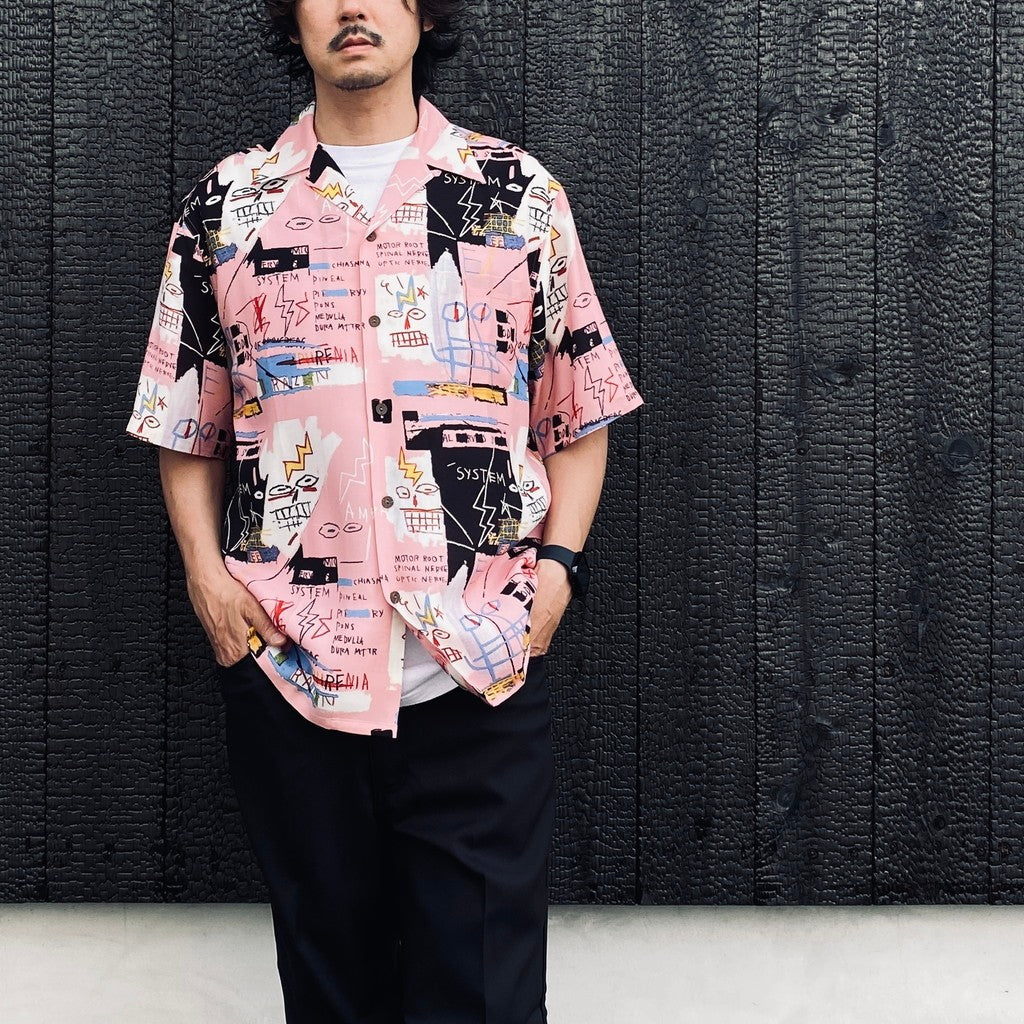 JEAN-MICHEL BASQUIAT | S/S HAWAIIAN SHIRT ( TYPE-3 ) #ONE