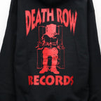 DEATH ROW RECORDS | HEAVY WEIGHT PULLOVER HOODED SWEAT SHIRT #BLACK [DEATHROW-WM-SS05]