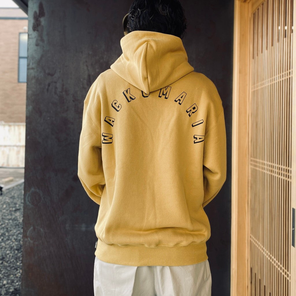MIDDLE WEIGHT PULLOVER HOODED SWEAT SHIRT #YELLOW [26SS-WMC-SS07]