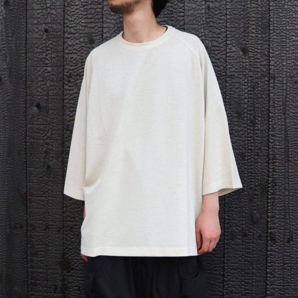 CHIDRY 3/4 SLEEVE T-SHIRT #Ivory [SU26-T01]