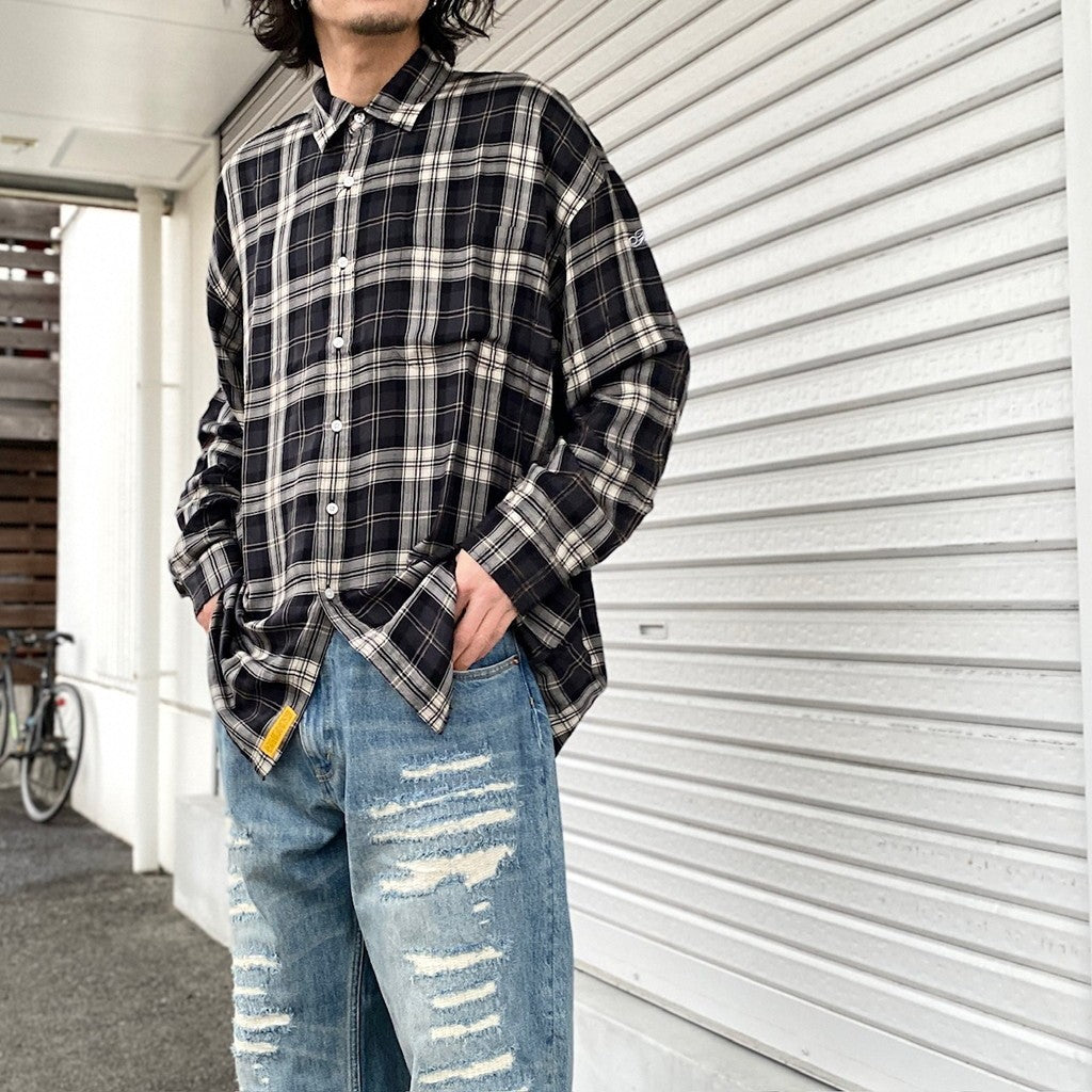 BORO BAGGIE DENIM PANTS #INDIGO [24SS-FS-04 / FS1403]