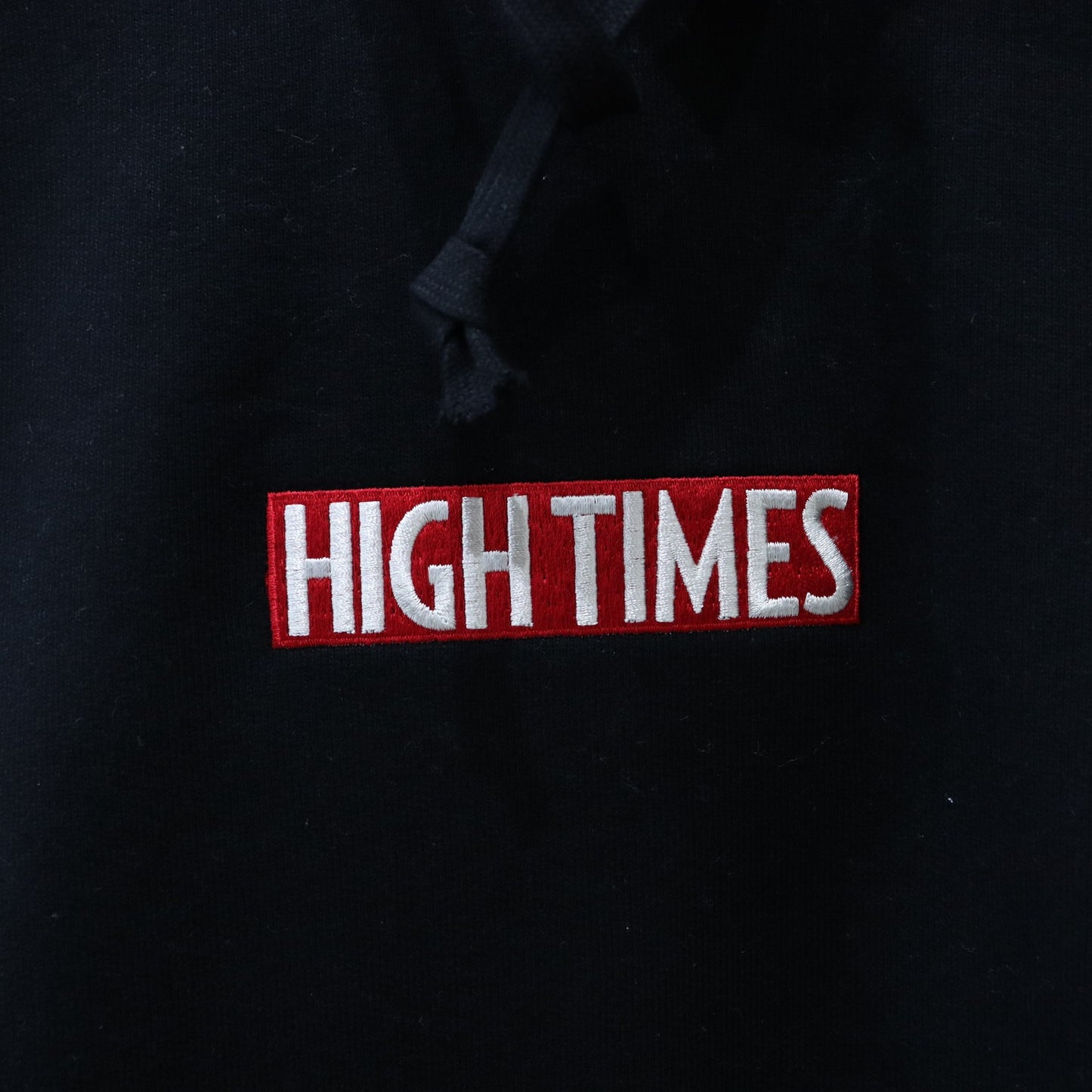 HIGHTIMES | HEAVY WEIGHT PULLOVER HOODED SWEAT SHIRT #BLACK [HIGHTIMES-WM-SS15]