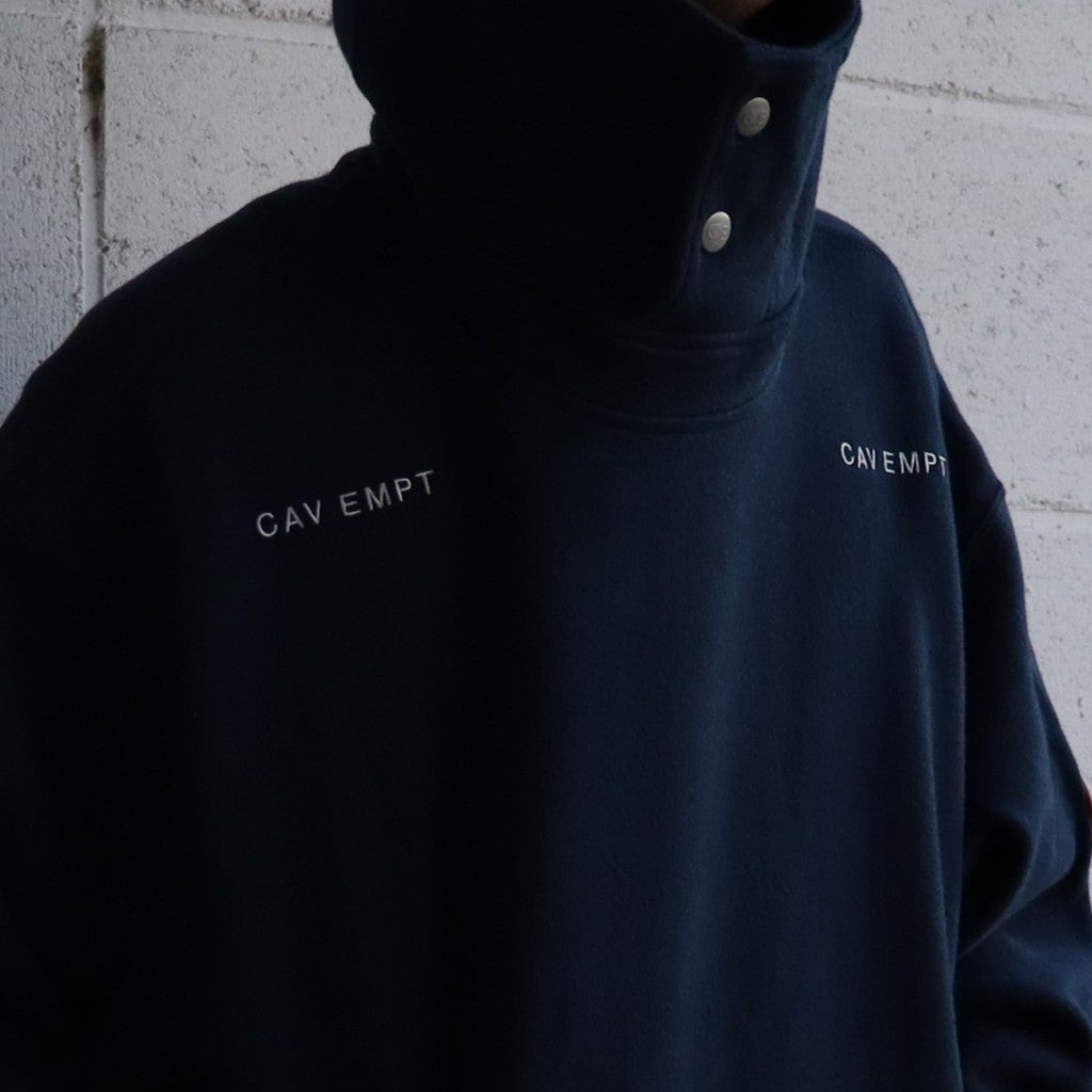 NECK SNAP DBL KNIT HOODY #NAVY [CES28CS17] - cocorozashi 三重県
