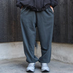 BIO WASHED EASY SWEAT PANTS #ASH CHARCOAL [HOD25AWSWPT]