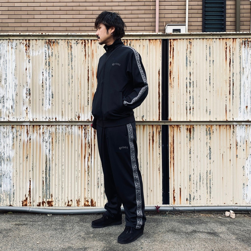 E LOGO TRACK PANTS #Black [25FW_B02]