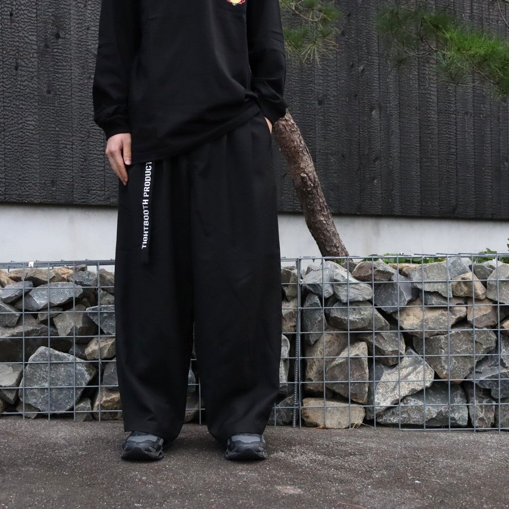 BAGGY SLACKS #Black [FW26-B11]