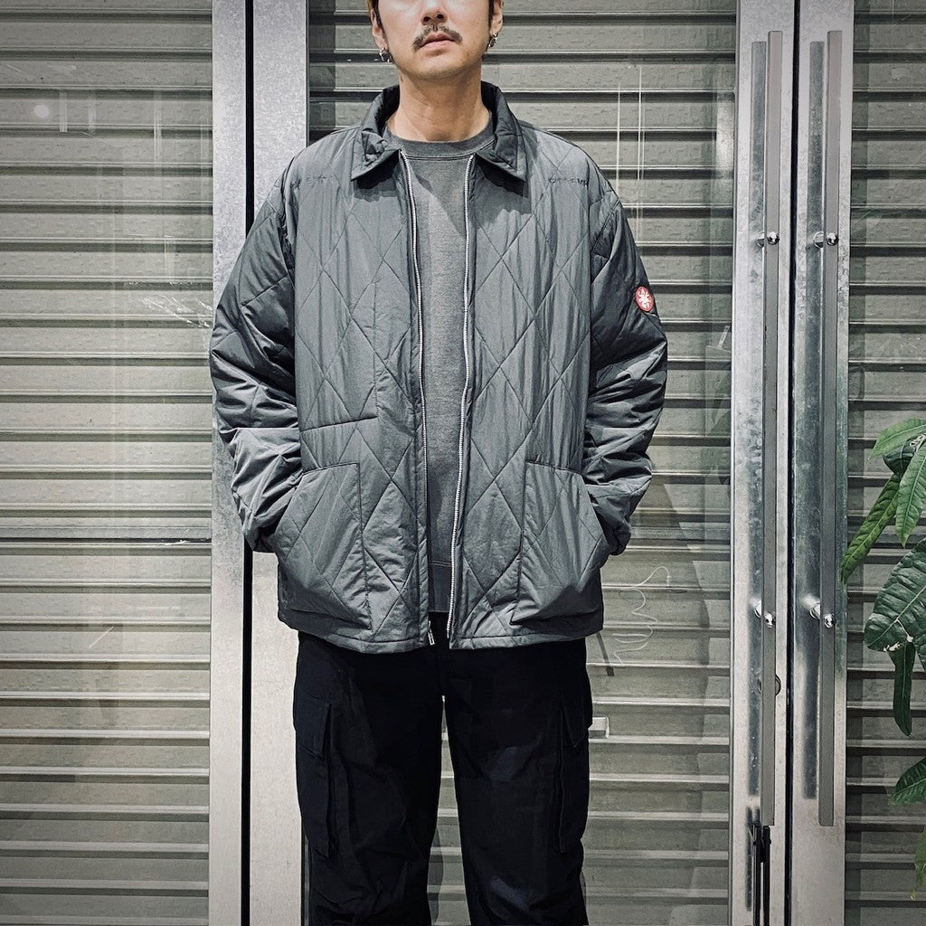 QUILT ZIP JACKET #CHARCOAL [CES26JK10]
