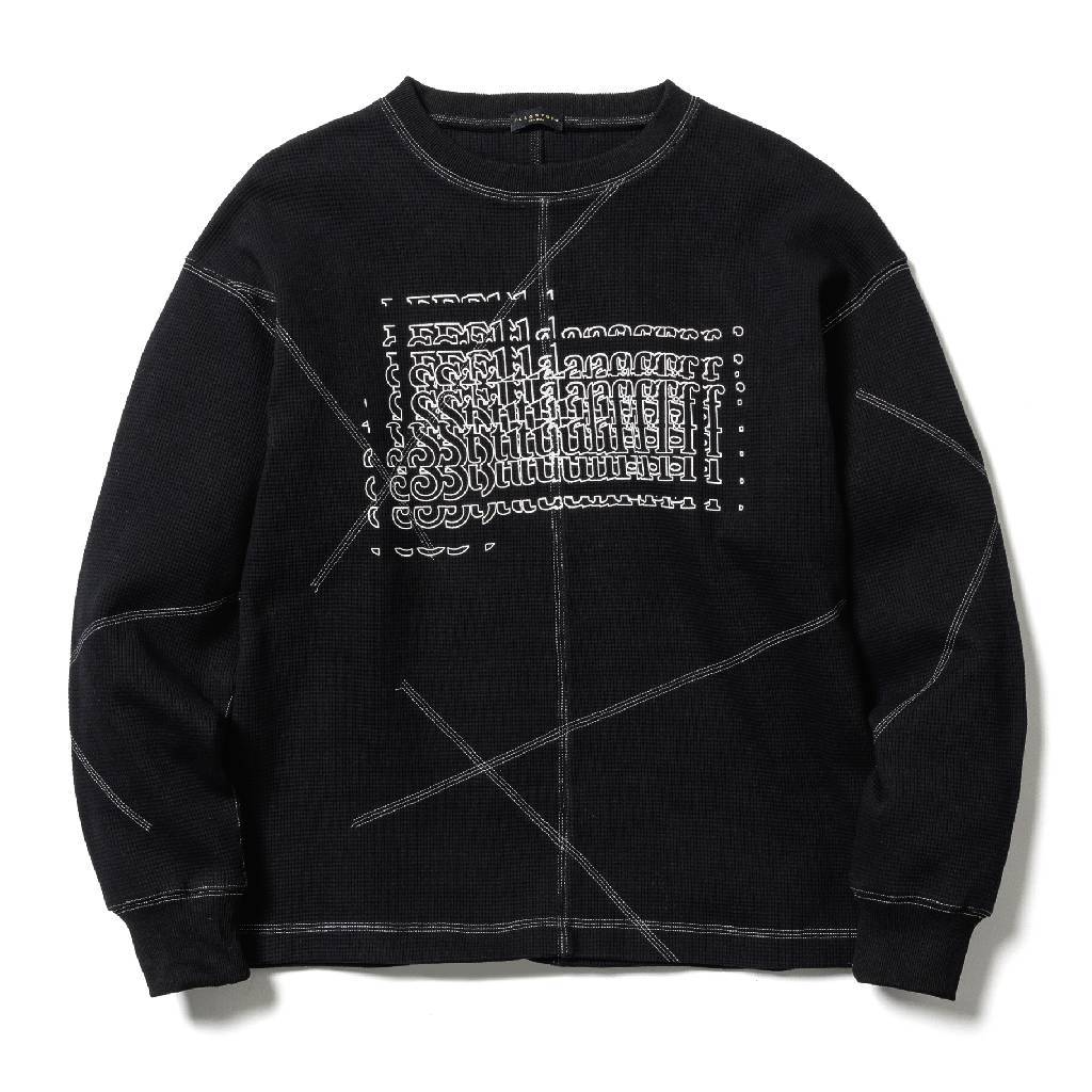 「FS」 WAFFLE LS TEE #BLACK [25AW-FS-45 / FS1803]