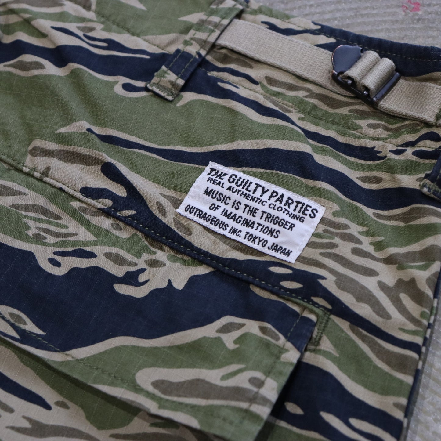 TIGERCAMO 6 袋长裤 #OLIVE [24FW-WMP-PT04]