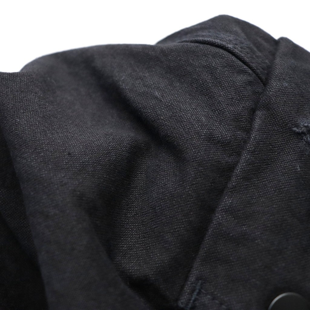 Heavy Cargo Short With Damaged(AGED CANVAS) #BLACK [M-P3-PT10]