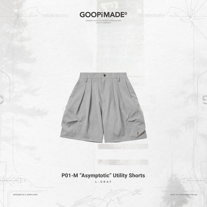 P01-M“渐近”实用短裤#L-GRAY [GOOPI-24SS-APR-01]