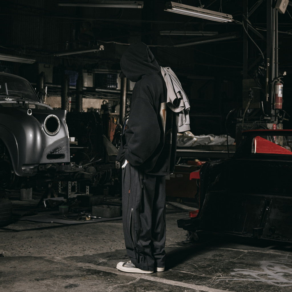 「G7-H1」陰影漆連帽衫#IRON [GOOPI-23AW-OCT-03]