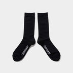 LABEL LOGO SOCKS #Black [SS25-A10]