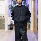 TECH 2WAY MA-1 DOWN JACKET #BLACK [BW-40025W]