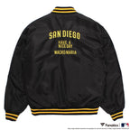 MLB | SD | REVERSIBLE VARSITY JACKET ( TYPE-3 ) #BLACK-BEIGE [MLB-WM-BL03]