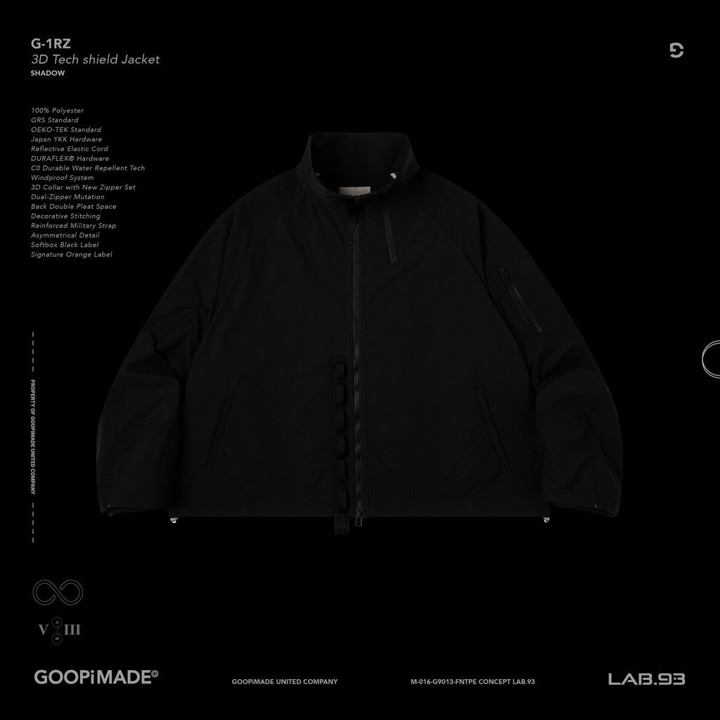 「G-1RZ」3D Tech shield Jacket #SHADOW [GOOPI-24AW-DEC-06]