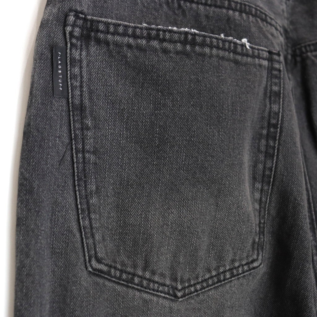 DENIM BAGGIE PANTS #BLACK [25AW-FS-22 / FS1795]